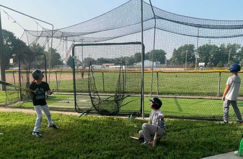 Picture of Kids playing Softball and Baseball at Inwood Summer Rec Program